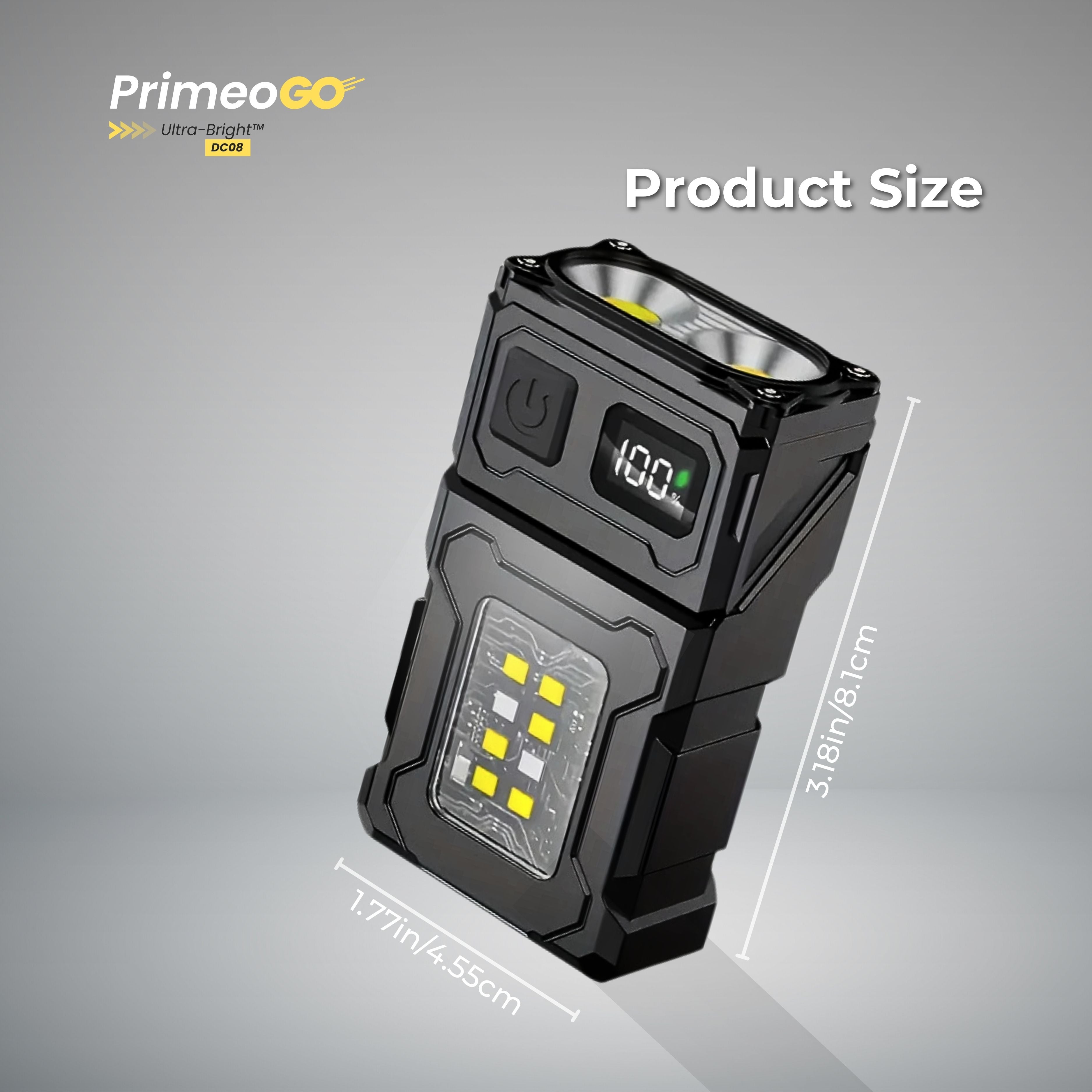 Ultra-Bright™ DC08 Rechargeable LED Flashlight